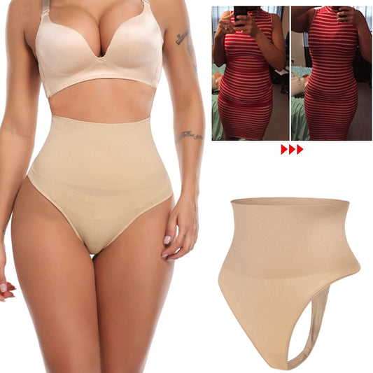 Women's Waist Cincher Thong Panty Shaper High Waist Tummy Control Panties Underwear Butt Lifter Shaping Brief Body Shaper The Clothing Company Sydney