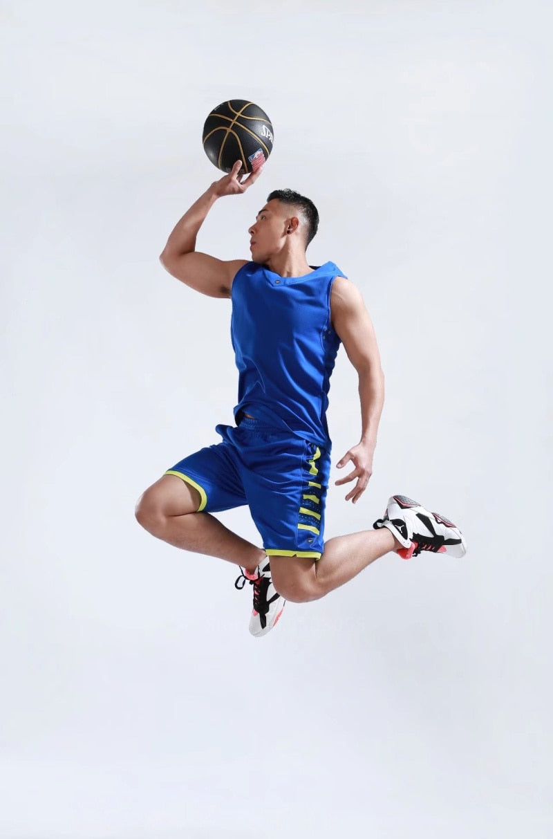 Men's Women's Basketball Jerseys Uniforms Set blank breathable dry quick basketball shirts+shorts suits Set The Clothing Company Sydney
