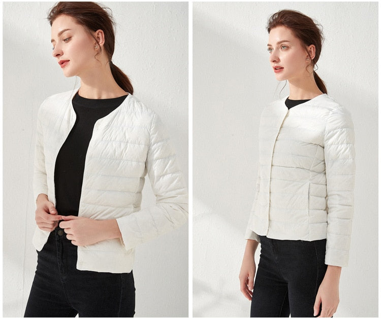 Ultra Light Duck Down Women Matt Fabric Lightweight Coat Warm Windbreaker Parka Women's Down Jackets Plus Coats The Clothing Company Sydney