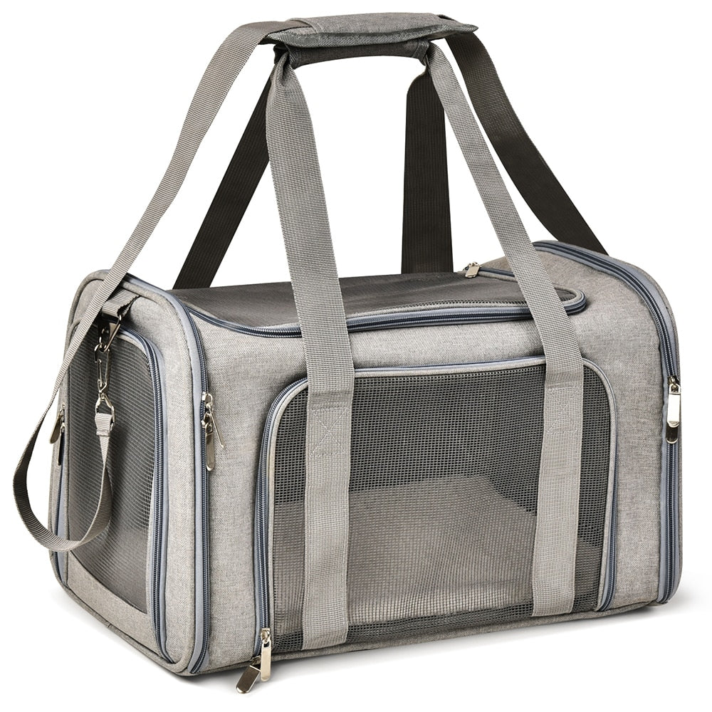 Dog Carrier Bag Soft Side Backpack Cat Pet Carriers Dog Travel Bags Airline Approved Transport For Small Dogs Cats The Clothing Company Sydney