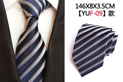 Luxury 8cm Men's Classic Tie Silk Jacquard Cravatta Floral Plaids Necktie Striped Ties Man Business Wedding Accessories The Clothing Company Sydney