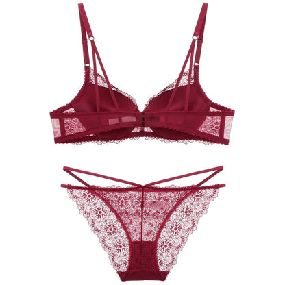 Summer Female Deep V Bra Sexy Lace Push Up  Bra Sets Suit The Clothing Company Sydney