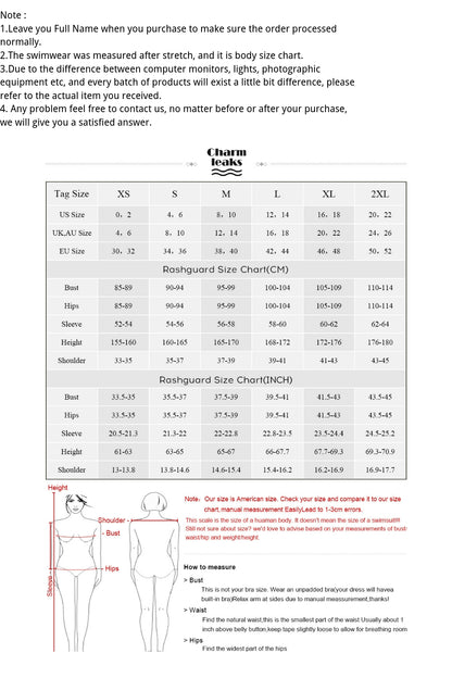 Women's Rashguard Swimwear Long Sleeve Rash Guard Surfing Top Colorblock Swimsuit Shirts UPF50+ Beach Wear The Clothing Company Sydney