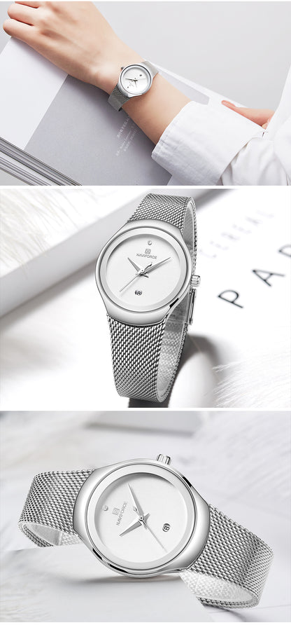 Ladies Fashion Dress Quartz Stainless Steel Waterproof Wristwatch Watch Clothing Company Sydney