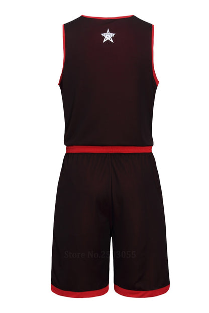 2 Piece basketball jerseys Set Uniforms kits Kids Women Girls Boys Men Reversible Basketball Double-side Sportswear The Clothing Company Sydney