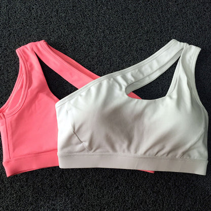 High Impact oblique shoulder strap Sports Bra Women running fitness Bra Top The Clothing Company Sydney