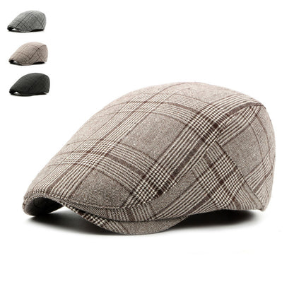 Brand Fashion Summer Sun Hats for Men Women Casual Cotton Beret Caps Adjustable Plaid Flat Newsboy Ivy Cap The Clothing Company Sydney