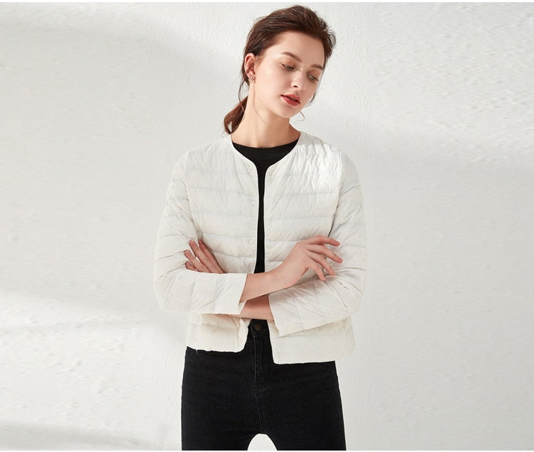 Ultra Light Duck Down Women Matt Fabric Lightweight Coat Warm Windbreaker Parka Women's Down Jackets Plus Coats The Clothing Company Sydney