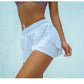 2-in-1 Women's Running Shorts with Waist Rope Quick Dry Loose Marathon Sports Fitness Gym Shorts with Long Linner The Clothing Company Sydney