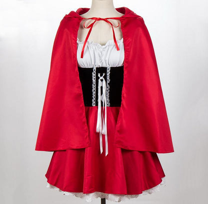 Halloween Ladies Little Red Riding Hood Costume Fantasy Hen Party Robe Cosplay Game Uniform Fancy Dress The Clothing Company Sydney