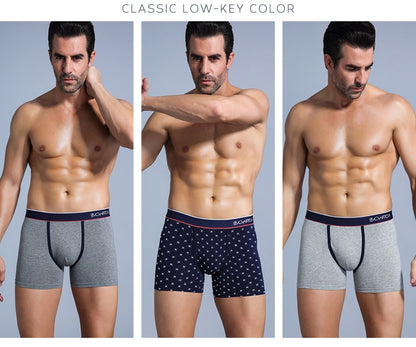 4 Pack Boxer Shorts Men's Panties Underpants Boxershorts Underwear Cotton Mix Trunks Set The Clothing Company Sydney
