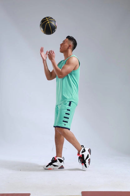 Men's Women's Basketball Jerseys Uniforms Set blank breathable dry quick basketball shirts+shorts suits Set The Clothing Company Sydney