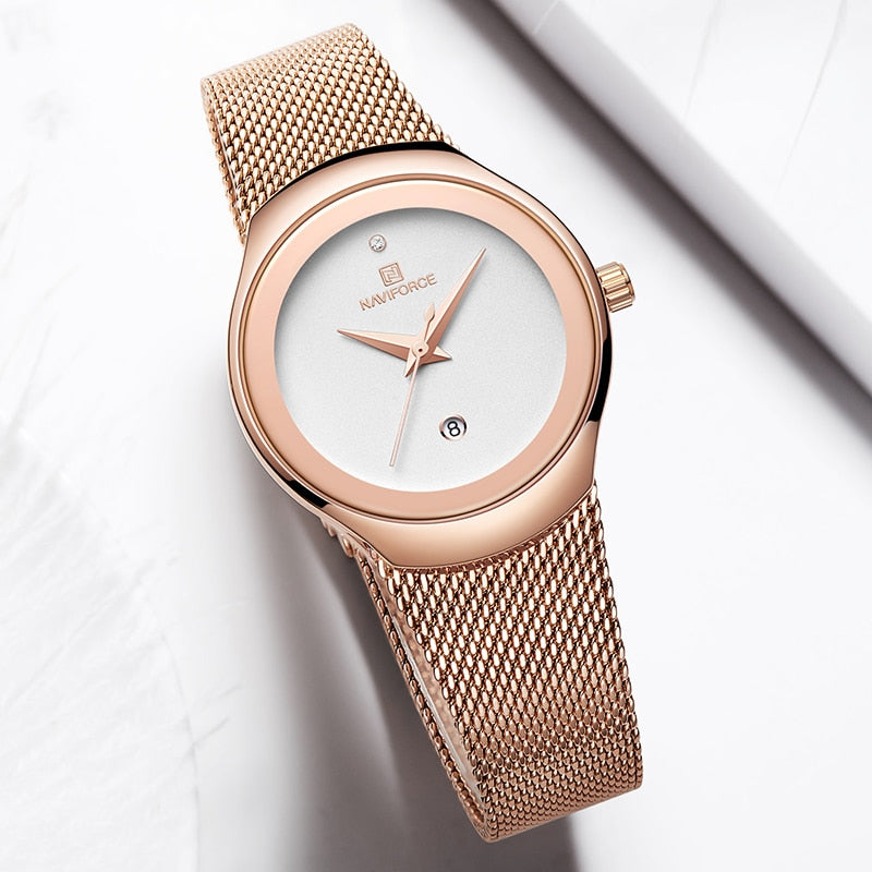 Ladies Fashion Dress Quartz Stainless Steel Waterproof Wristwatch Watch Clothing Company Sydney