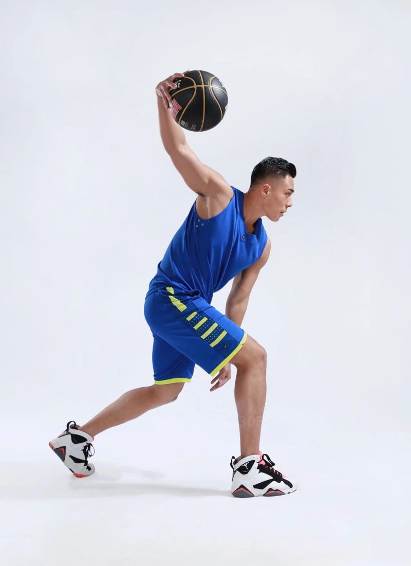 Men's Women's Basketball Jerseys Uniforms Set blank breathable dry quick basketball shirts+shorts suits Set The Clothing Company Sydney