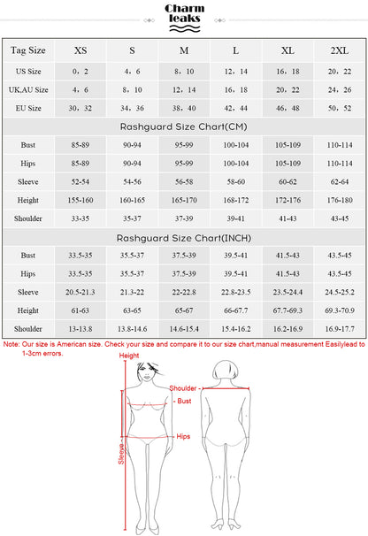 Women's Long Sleeve Zipper Rashguard Swimsuit Floral Print Swimwear Surfing Top Rash Guard Running Shirts UPF50+ The Clothing Company Sydney