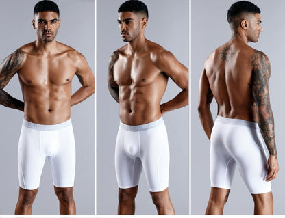 Men's Long Boxer Trunks Shorts Panties Underwear Natural Cotton Mix Comfortable Soft Top Brand Trunks The Clothing Company Sydney