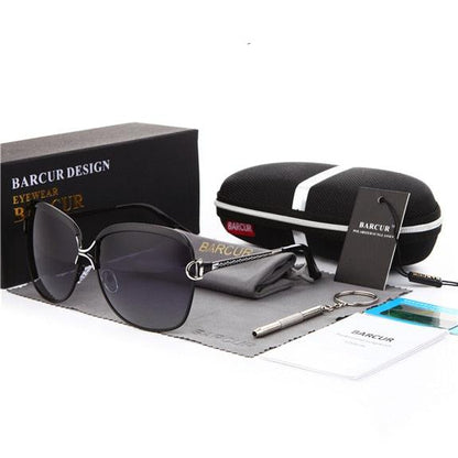 Polarized Ladies Sunglasses Gradient Lens Round Sun Glasses Square Luxury Brand Oculos Eyewear The Clothing Company Sydney