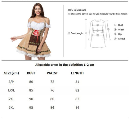 Women's Oktoberfest Costume Bavaria Beer Party Girl Costume Outfit The Clothing Company Sydney