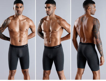 Men's Long Boxer Trunks Shorts Panties Underwear Natural Cotton Mix Comfortable Soft Top Brand Trunks The Clothing Company Sydney