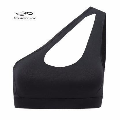 High Impact oblique shoulder strap Sports Bra Women running fitness Bra Top The Clothing Company Sydney