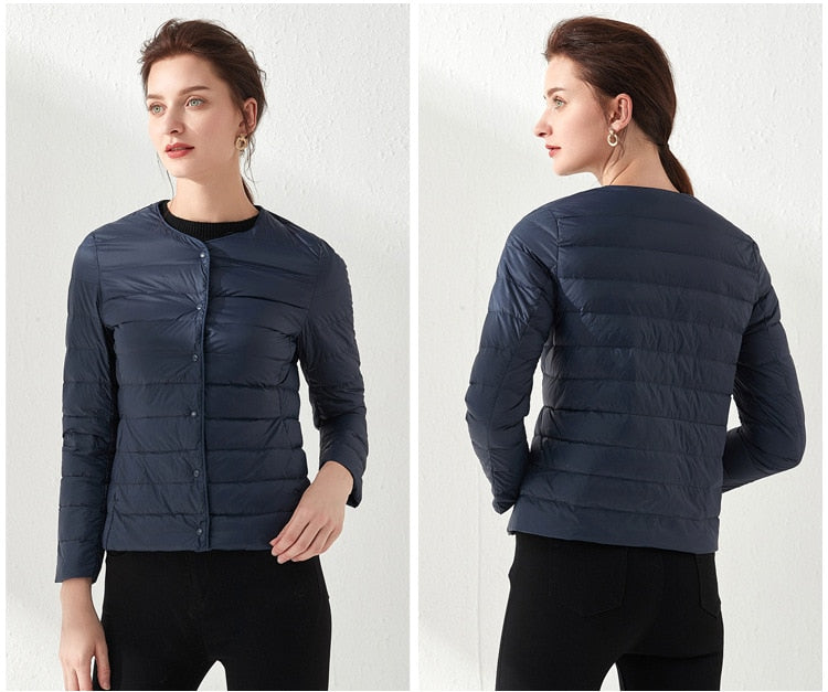 Ultra Light Duck Down Women Matt Fabric Lightweight Coat Warm Windbreaker Parka Women's Down Jackets Plus Coats The Clothing Company Sydney