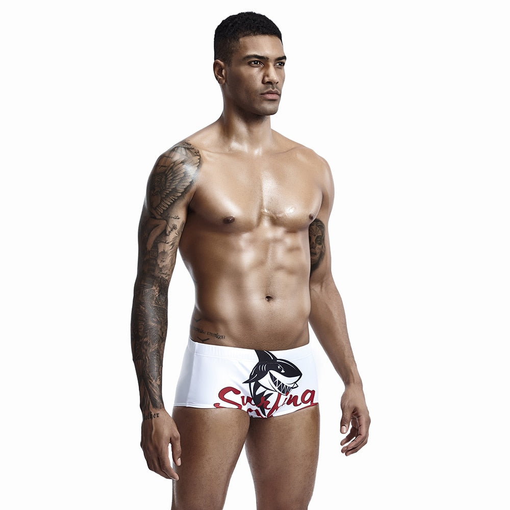 Men's Swimwear Swimming Shorts Swimming Trunks Shark Pattern Quick Dry Swimsuit Man Beachwear Surfing Shorts The Clothing Company Sydney