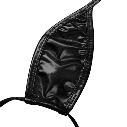 One Piece Shiny See Through Micro Mini Bikini Swimsuit Swimming Suit G Strings Thong Lingerie Swimwear The Clothing Company Sydney