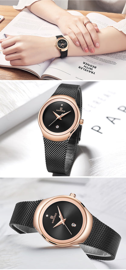 Ladies Fashion Dress Quartz Stainless Steel Waterproof Wristwatch Watch Clothing Company Sydney
