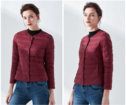 Ultra Light Duck Down Women Matt Fabric Lightweight Coat Warm Windbreaker Parka Women's Down Jackets Plus Coats The Clothing Company Sydney