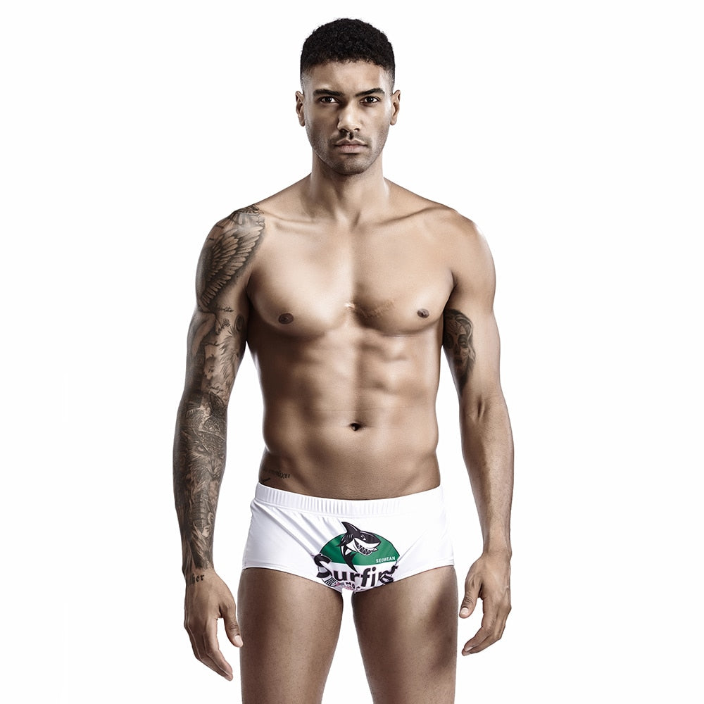 Men's Swimwear Swimming Shorts Swimming Trunks Shark Pattern Quick Dry Swimsuit Man Beachwear Surfing Shorts The Clothing Company Sydney