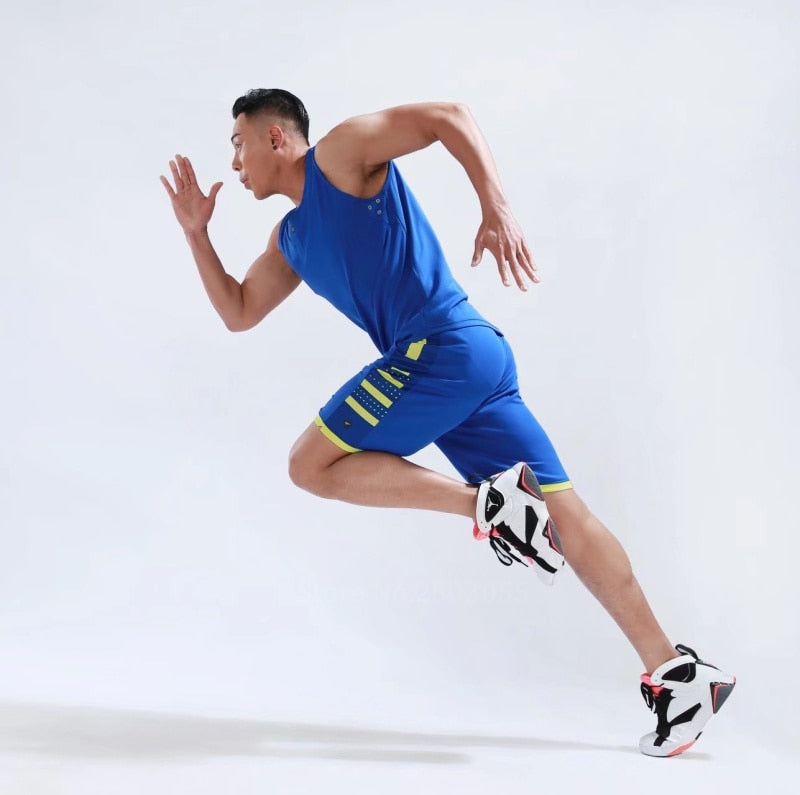 Men's Women's Basketball Jerseys Uniforms Set blank breathable dry quick basketball shirts+shorts suits Set The Clothing Company Sydney