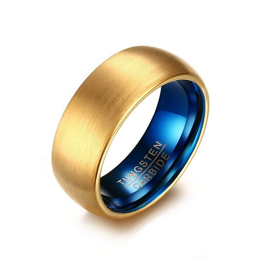 Black TUNGSTEN CARBIDE Rings for Men 8mm Wedding Band Interface Matt Surface Classic Alliance Jewellery Anniversary Gift The Clothing Company Sydney