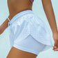 2-in-1 Women's Running Shorts with Waist Rope Quick Dry Loose Marathon Sports Fitness Gym Shorts with Long Linner The Clothing Company Sydney