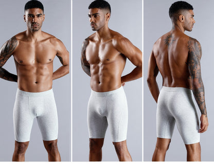 Men's Long Boxer Trunks Shorts Panties Underwear Natural Cotton Mix Comfortable Soft Top Brand Trunks The Clothing Company Sydney