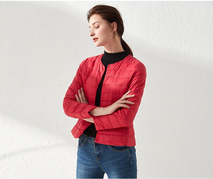Ultra Light Duck Down Women Matt Fabric Lightweight Coat Warm Windbreaker Parka Women's Down Jackets Plus Coats The Clothing Company Sydney