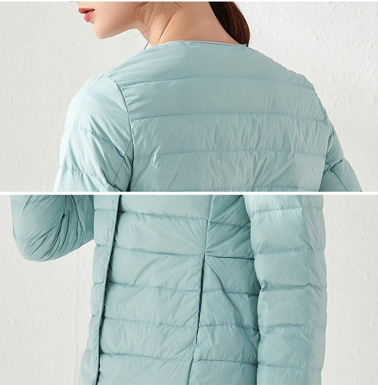 Ultra Light Duck Down Women Matt Fabric Lightweight Coat Warm Windbreaker Parka Women's Down Jackets Plus Coats The Clothing Company Sydney