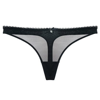 Ultra-thin cup mesh lace underwear transparent unlined 1 bra+2 panties plus size bra set for ladies The Clothing Company Sydney