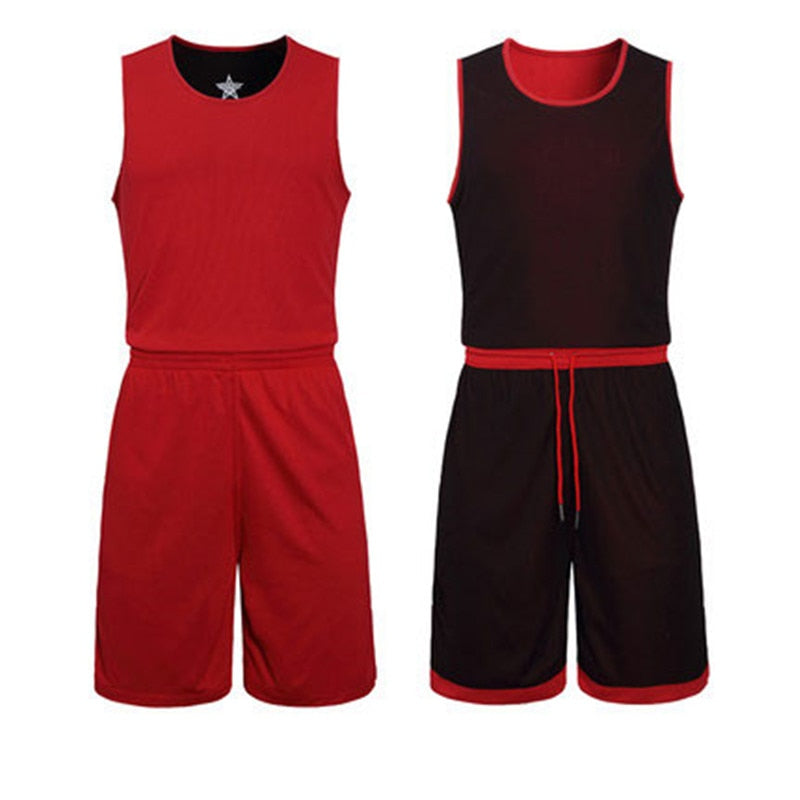 2 Piece basketball jerseys Set Uniforms kits Kids Women Girls Boys Men Reversible Basketball Double-side Sportswear The Clothing Company Sydney