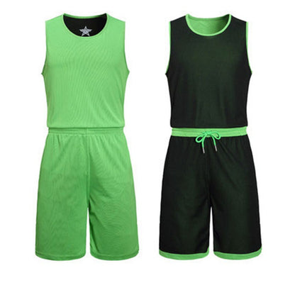 2 Piece basketball jerseys Set Uniforms kits Kids Women Girls Boys Men Reversible Basketball Double-side Sportswear The Clothing Company Sydney