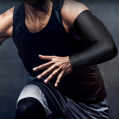Sports Arm Compression Sleeve Basketball Cycling Golf Arm Warmer Summer Running UV Protection Volleyball Sunscreen Bands The Clothing Company Sydney
