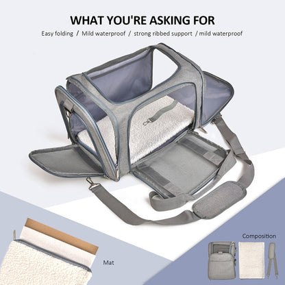Dog Carrier Bag Soft Side Backpack Cat Pet Carriers Dog Travel Bags Airline Approved Transport For Small Dogs Cats The Clothing Company Sydney