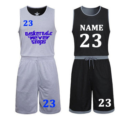 2 Piece basketball jerseys Set Uniforms kits Kids Women Girls Boys Men Reversible Basketball Double-side Sportswear The Clothing Company Sydney