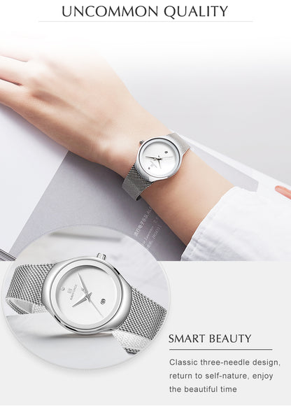 Ladies Fashion Dress Quartz Stainless Steel Waterproof Wristwatch Watch Clothing Company Sydney