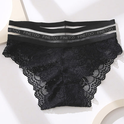 Women's Lingerie Lace Panties Underwear Floral Perspetive Panties Lace Panty Mesh Waist Seamless Briefs The Clothing Company Sydney