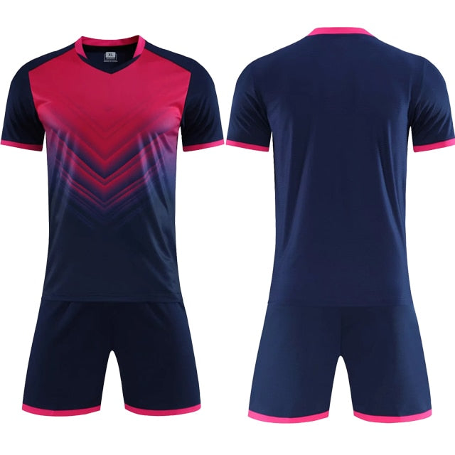 2 piece Football Men's Kids Boys Girls Women'sSoccer Jerseys Shorts Set Football Kit Training Team Uniforms Set The Clothing Company Sydney