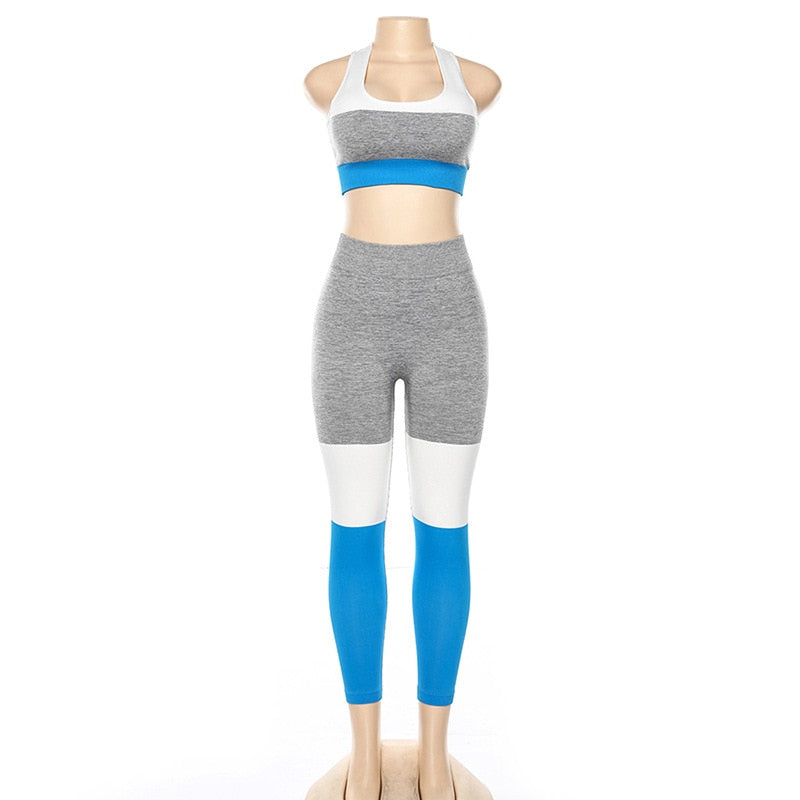 2 Piece Gym Sets Women's Outfits Push Up Yoga Set Seamless Suit for Fitness Pilates Training Wear Ladies Sportswear Leggings Tracksuit The Clothing Company Sydney