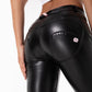 Melody Black Pleather Pants Womens Heat Fleece Lined Leggings Pu Skinny Push Up Trousers The Clothing Company Sydney