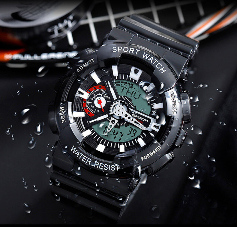 Sanda Military Army Sport Style Wristwatch Dual Display Men's Watch Clothing Company Sydney