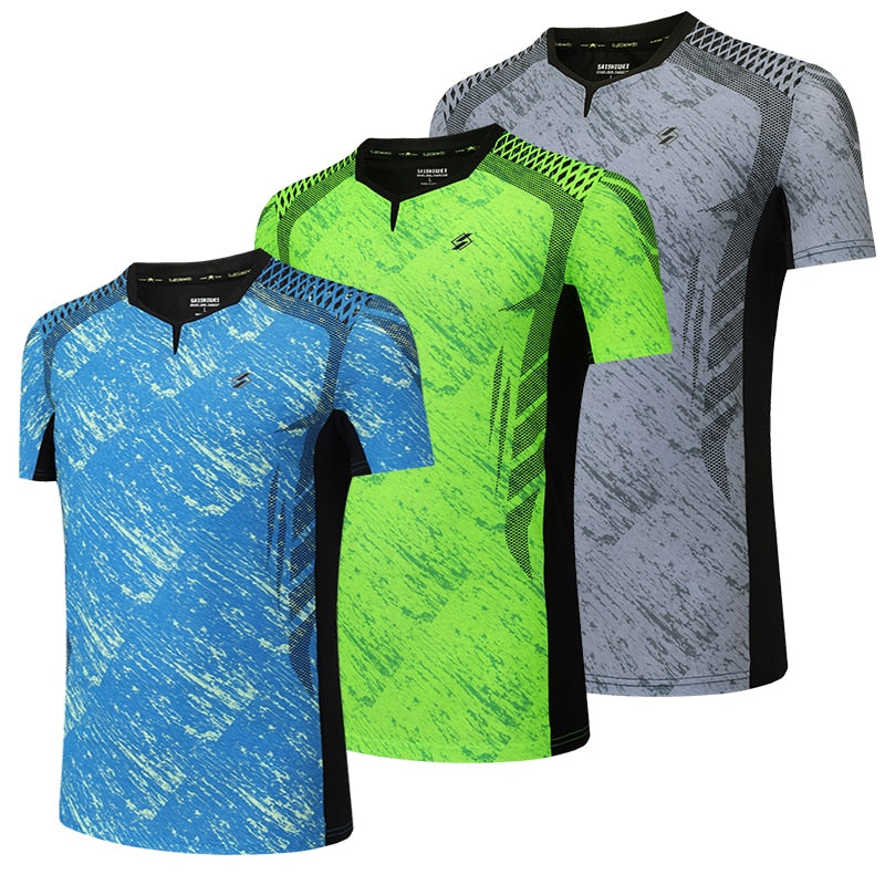 Badminton Volleyball Sportswear Golf Tennis shirt Men sports Table Tennis Shirts tennis clothes Quick dry Running Exercise training shirt The Clothing Company Sydney