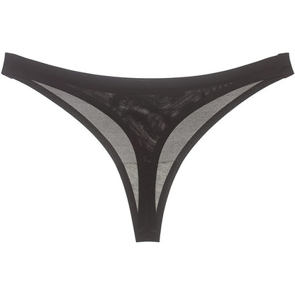 15 Colors Low-Rise Panties Ice Silk Thong  Seamless G String Fashion simple Underwear Women Back Lace Thongs Lingerie The Clothing Company Sydney
